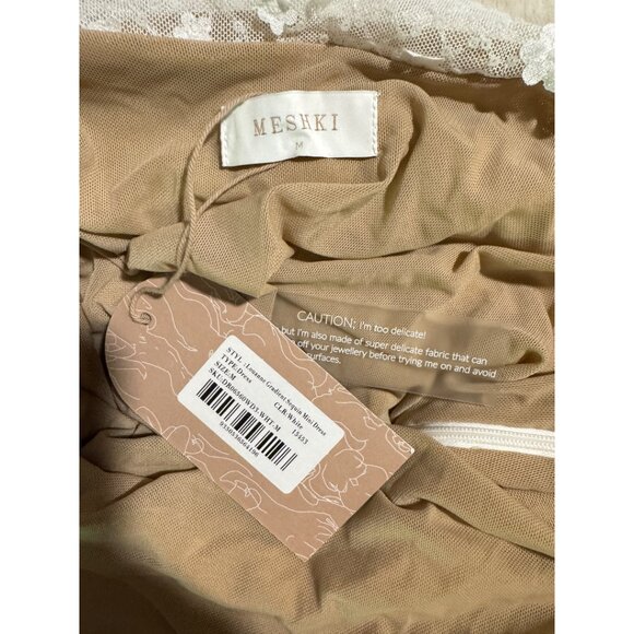 Meshki Louanne Daisy Beaded Mini Dress Size M/Medium - Picture 8 of 9